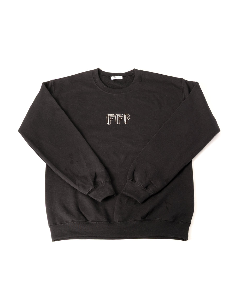 8.0oz Crewneck Sweatshirt - Black