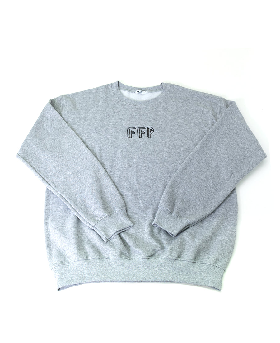8.0oz Crewneck Sweatshirt - Gray